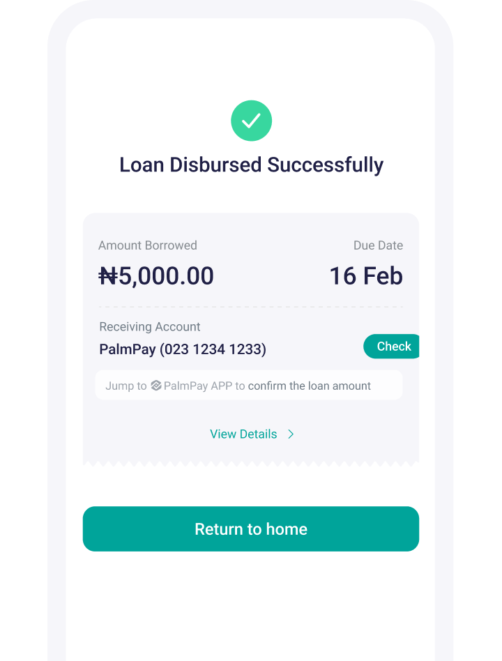 Step 3: Fast disbursement